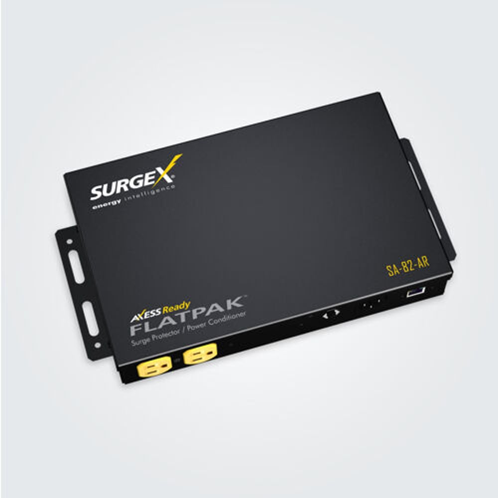 SurgeX SA-82 Flatpak Series Mode Surge And Power Conditioner, Includes Mounting Brackets