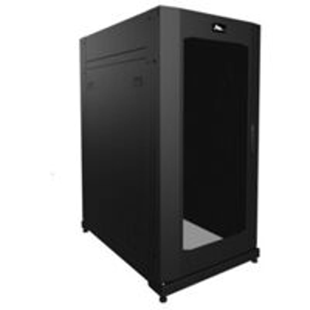 Middle Atlantic SNE24D-2442-P1 24"W, 24Sp, 42"D Config D, F/R Passive Encl, Bk