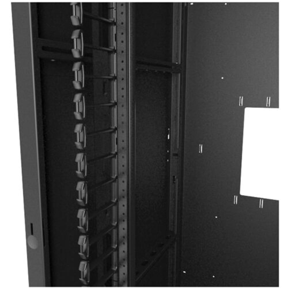 Middle Atlantic SR28-IVCMF-24 24Sp, Vert 4"Finger, 1 Side, For 28"Wide Sr