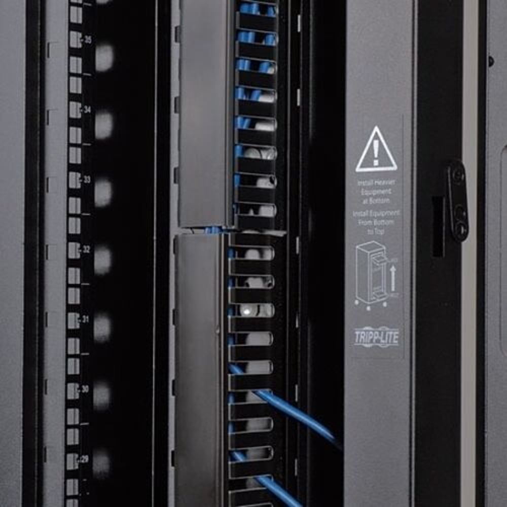 TRIPPLITE SRCABLEDUCTVRT Tripp Lite Rack Enclosure Cabinet 6Ft Vrt Cable Manager Dbl Finger Duct