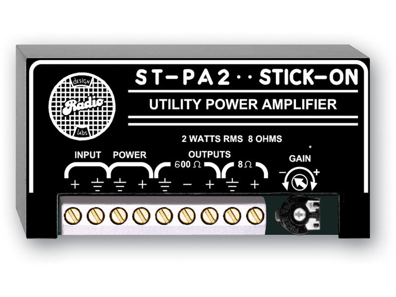 RDL ST-PA2 2 W Mono Audio Amplifier - 8 Ω