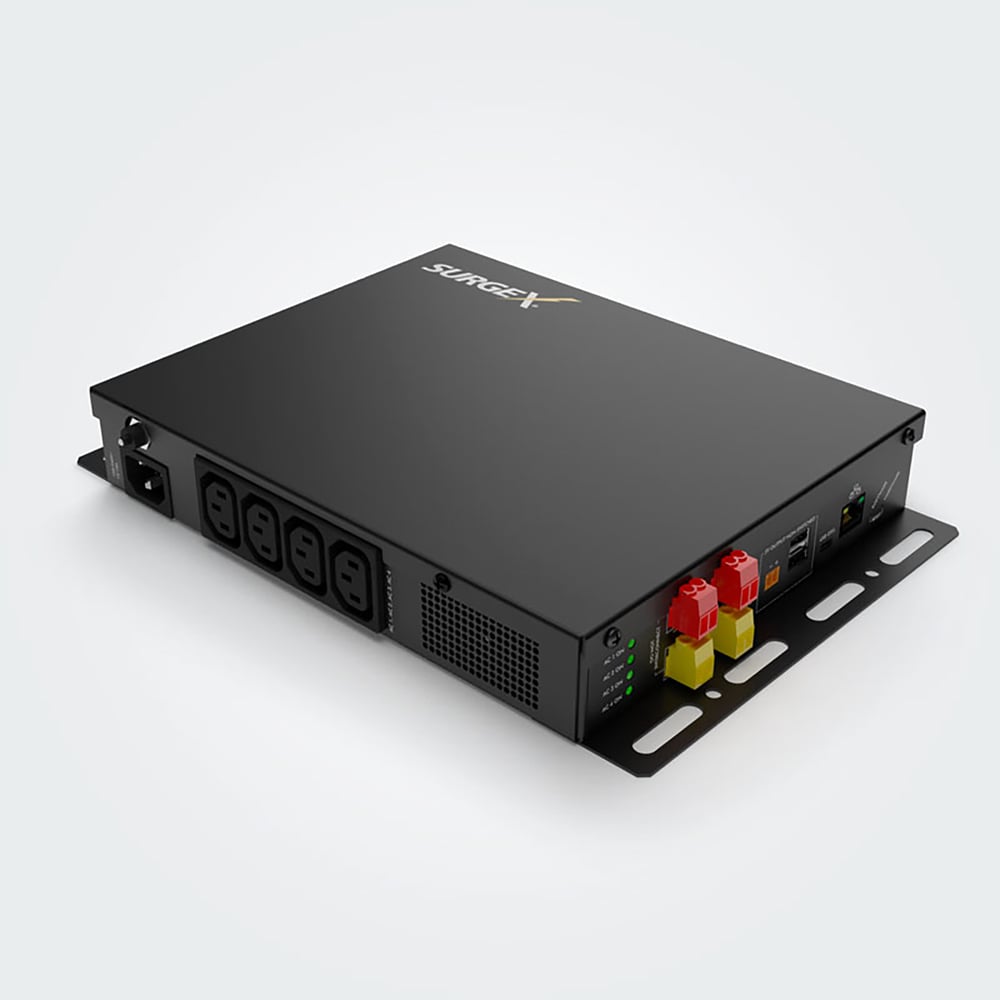 SurgeX SX-DC-8-24-120 Ac/Dc Multistage Surge Suppression, 4 Iec 120V/15A(Ac), (4) 24V Dc Ports, (2) 2.5 Usb Ports