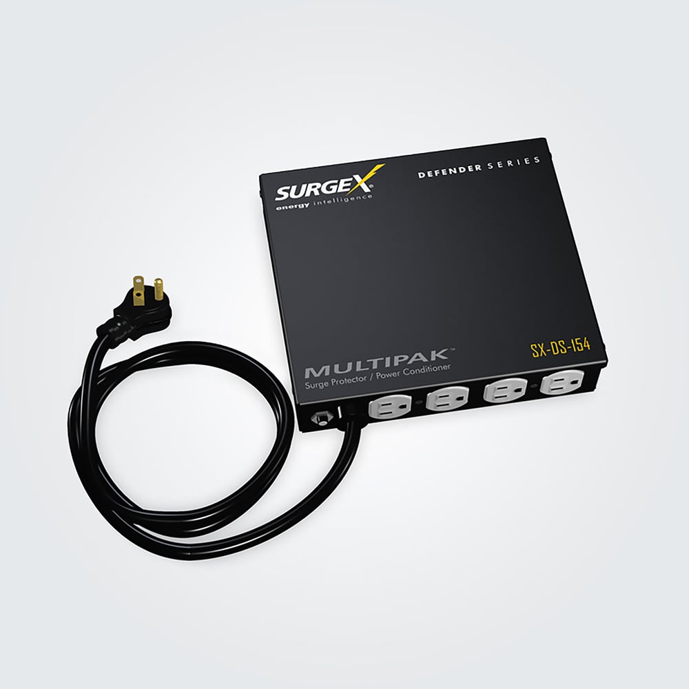 SurgeX SX-DS-154 Defender Series MultiPak Surge Suppressor & Power Filter