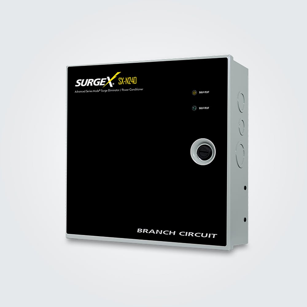 SurgeX SX-N240 Branch Circuit Surge Eliminator, 20A/230V Hardwired