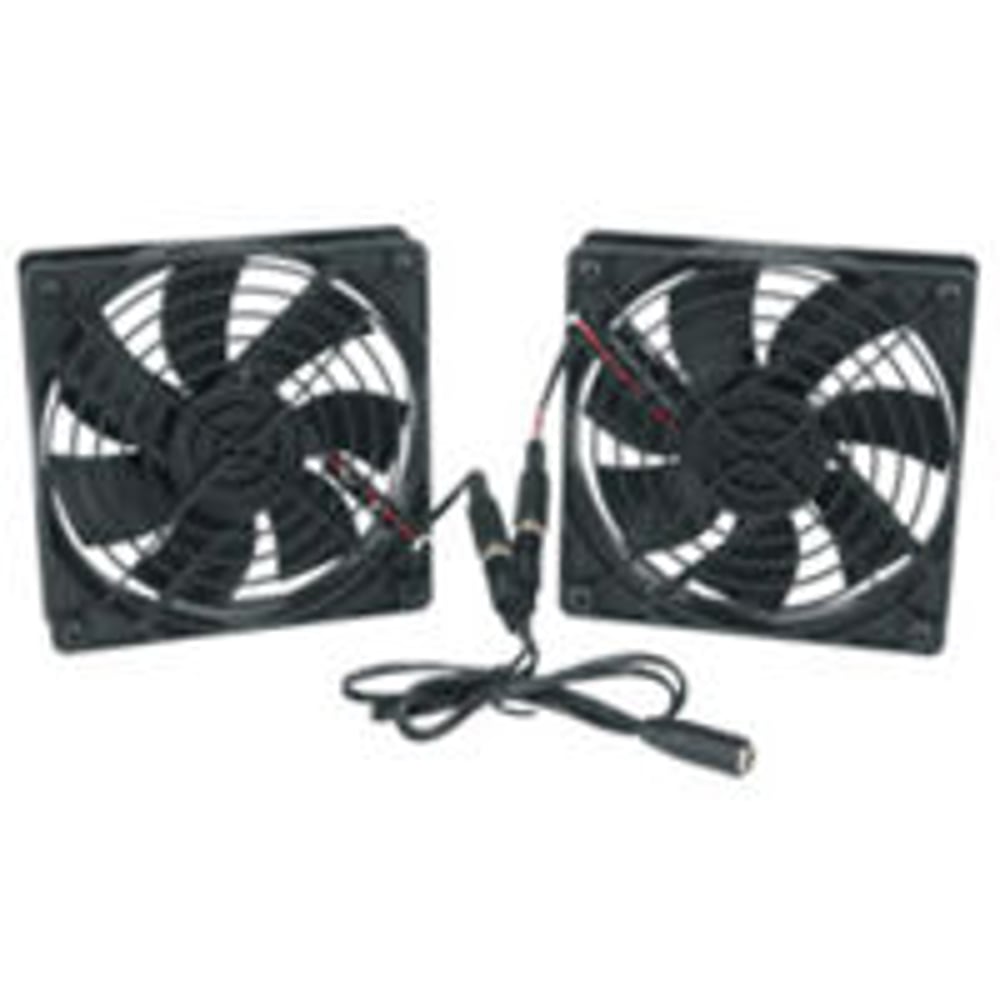 Middle Atlantic T5-DCFANKIT-1 Dc Fankit, (2)80Mm Fans, 50Cfm, Therm Control