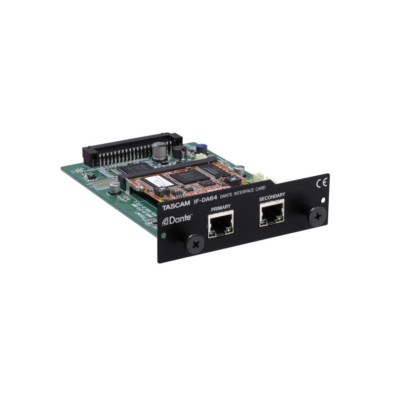 Tascam IF-DA64 Dante Interface Card for DA-6400 / DA-6400dp