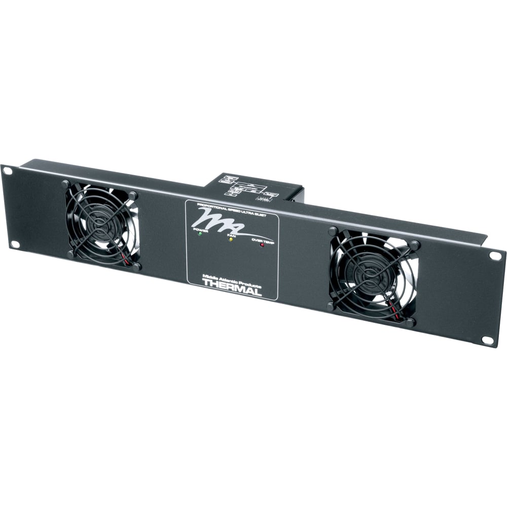 Middle Atlantic UQFP-2 Ultra Qfp 2 Fan Led