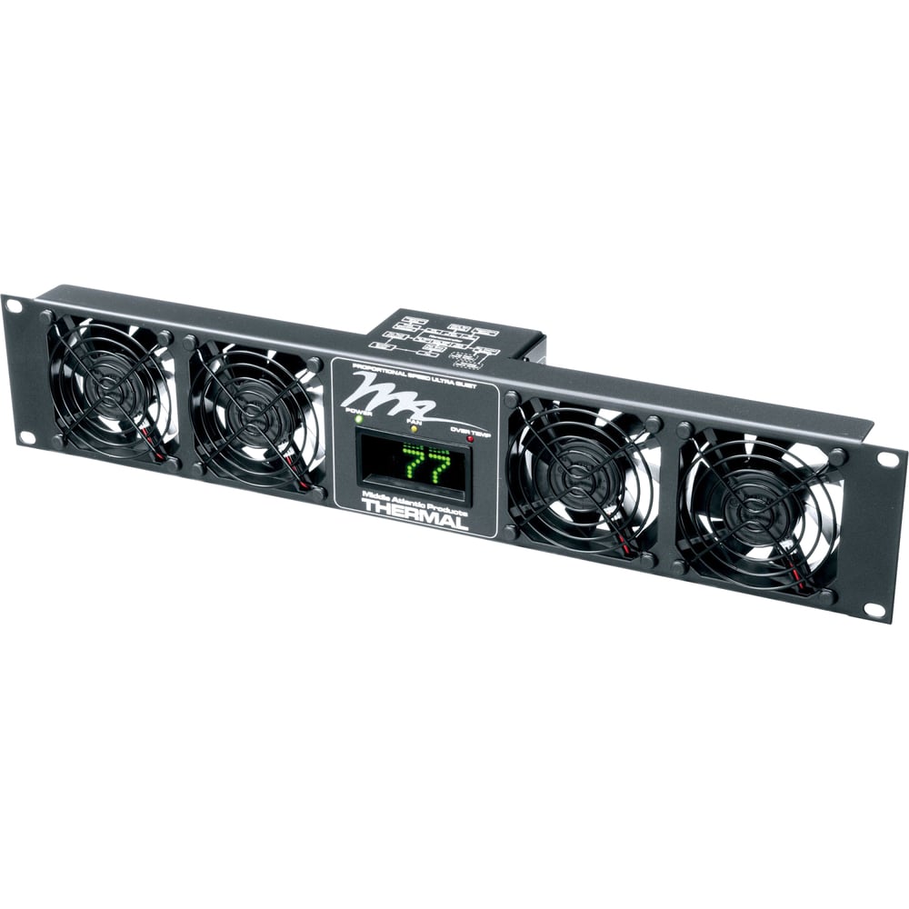 Middle Atlantic UQFP-4D Ultra Qfp 4 Fan Led Display