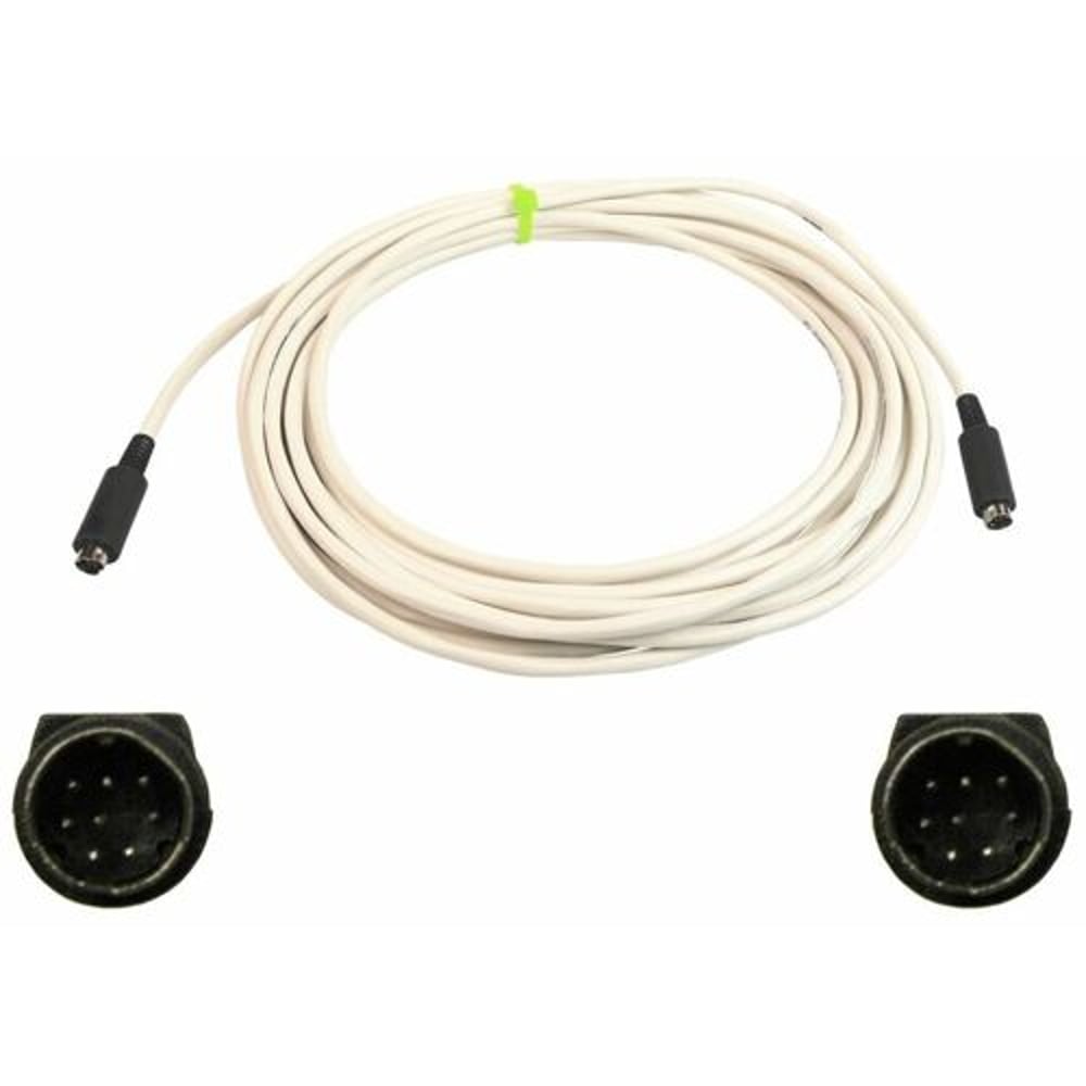 PTZOptics VISCA-25 8Pin Male To Male Plenum Black 25Ft Cable