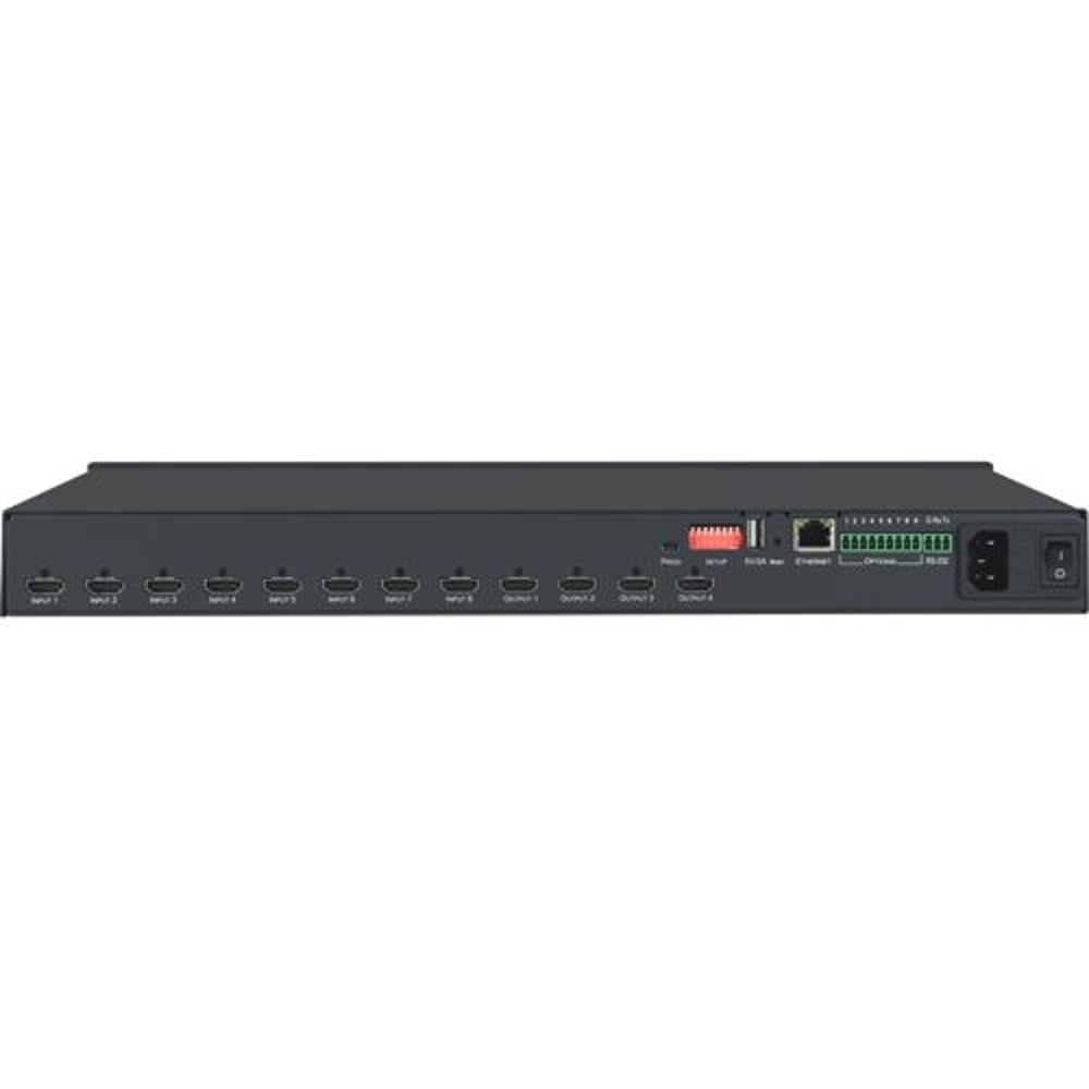 Kramer 20-00011730 8X4 4K Hdr Hdcp 2.2 Matrix Switcher W/ Digital Audio Routing