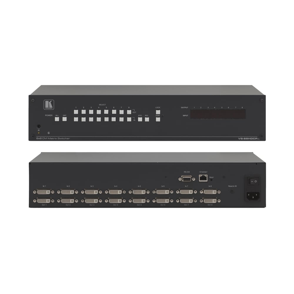 Kramer VS-88HDCPXL 8X8 Dvi (Hdcp) Matrix Switcher