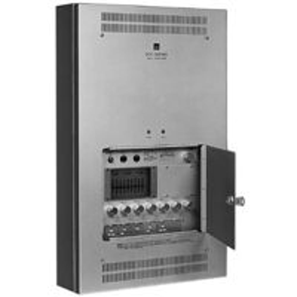 TOA W-906A UL In-Wall Mixer/Amplifier- 60 W- 6 Module Ports- Expandable To 8 Ports