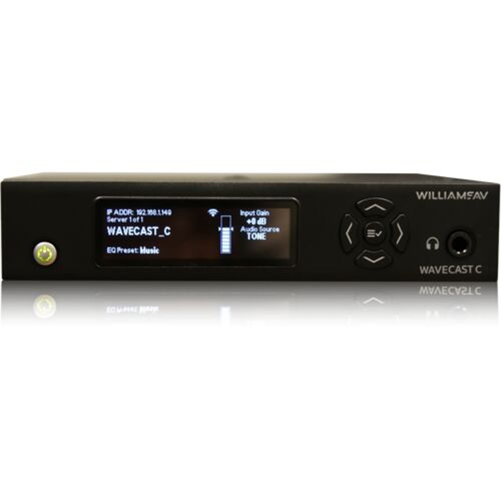 Williams AV WF T5CD-00 Wavecast Single Channel Audio Streaming Over Wi-Fi