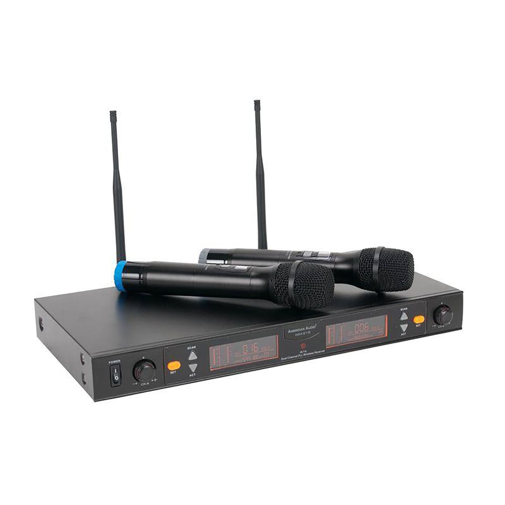 American Audio WM219 Dual Handheld UHF Wireless Microphone System
