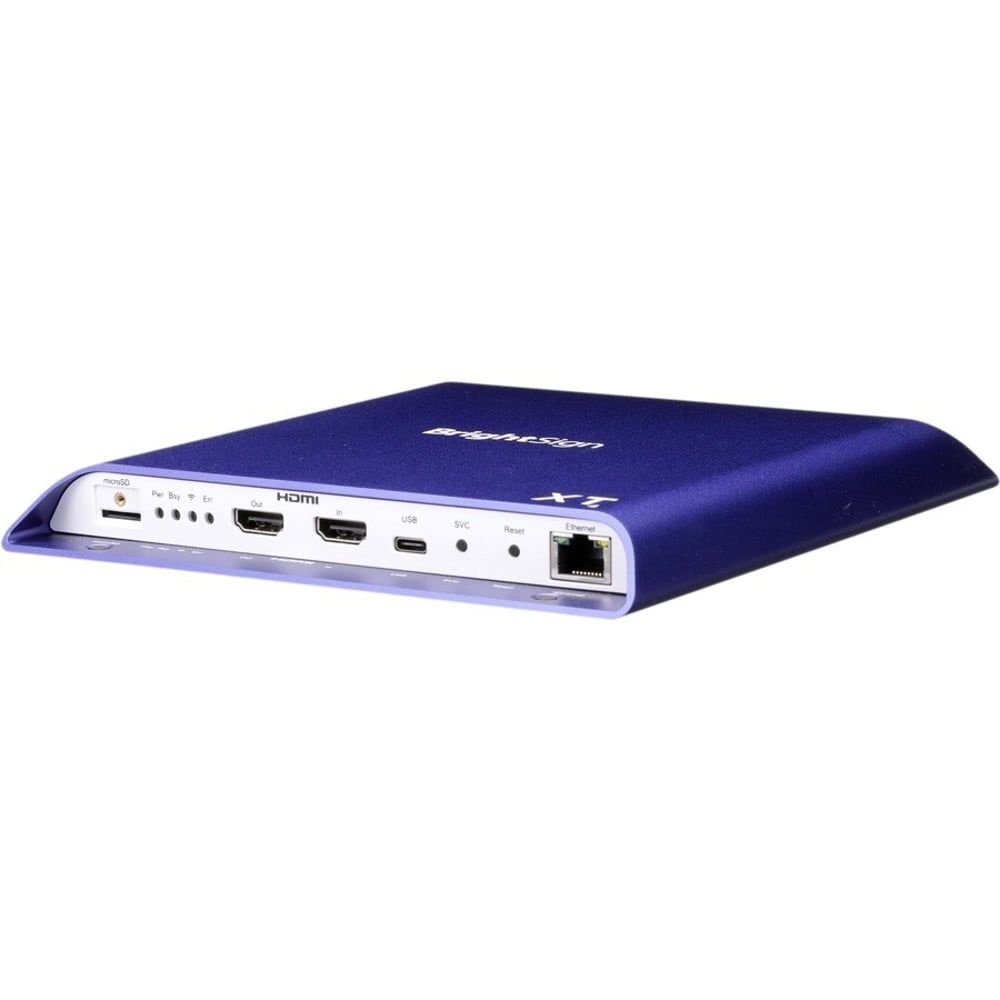 Brightsign XT1144-T Taa Compliant 4K Enterprise Html5 Media Player Poe+ (Gov Only)