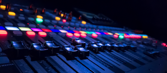 digital mixer in a church