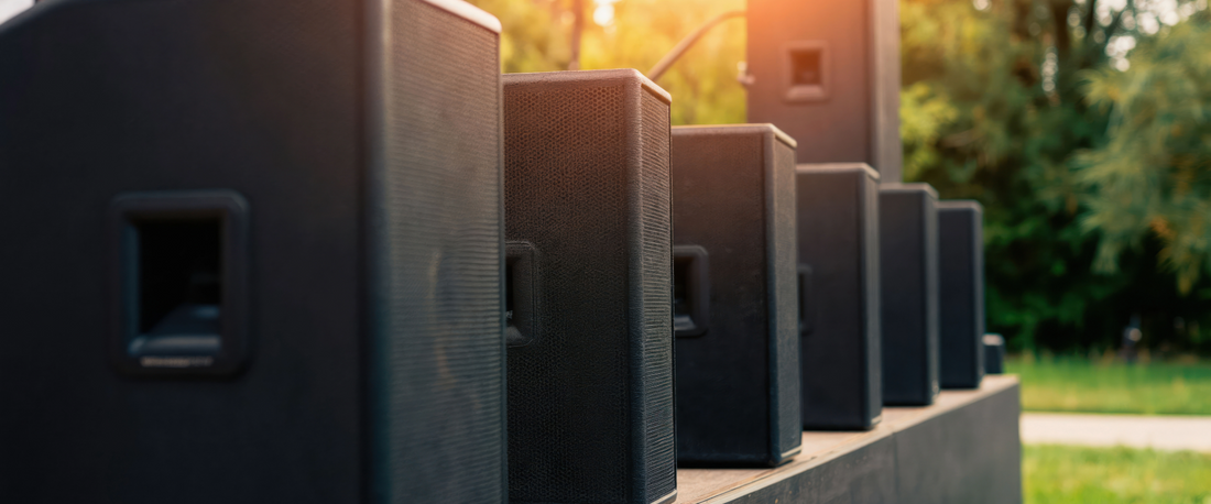 Outdoor portable pa system for events and gigs