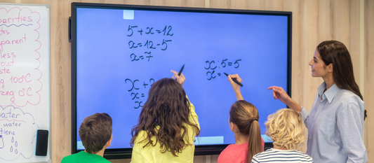 Interactive display in a smart classroom