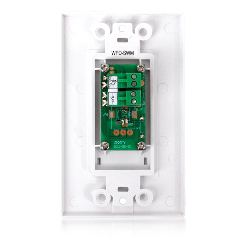 AtlasIED WPD-SWM Wall Plate Push Button Switch, Momentary Contact Closure