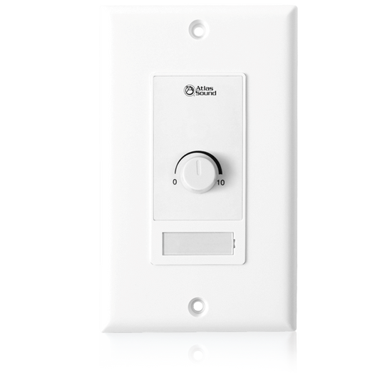 AtlasIED WPD-VC10K Wall Plate 10k&ohm; Level Control