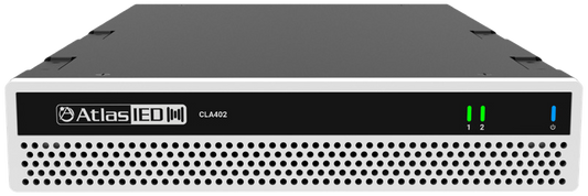 AtlasIED CLA402 400-W Two Channel Multi Impedance Power Share Amplifier