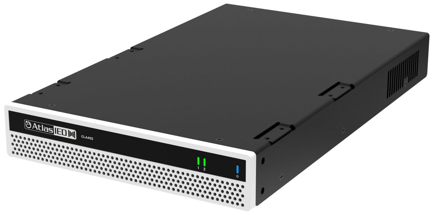 AtlasIED CLA402 400-W Two Channel Multi Impedance Power Share Amplifier