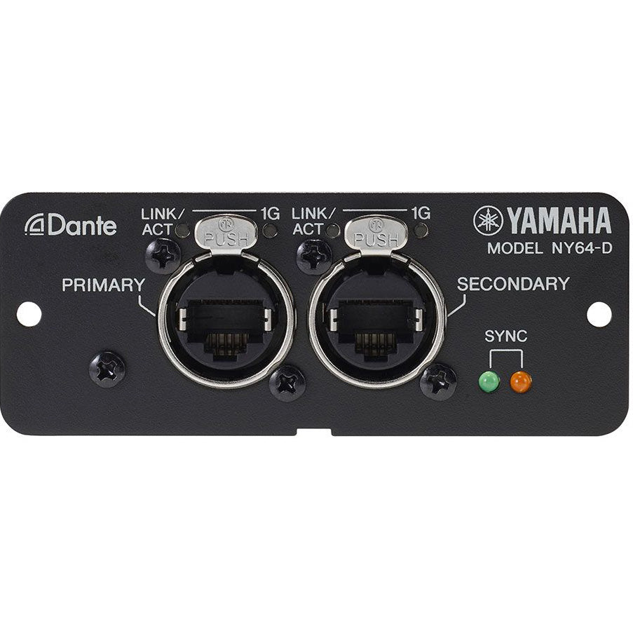 Yamaha NY64-D Audio Interface Expansion Card - Front View