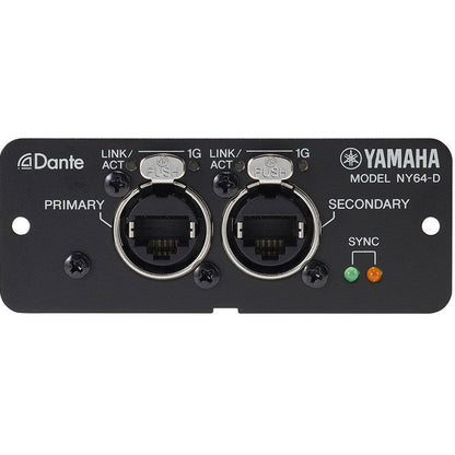 Yamaha NY64-D Audio Interface Expansion Card - Front View