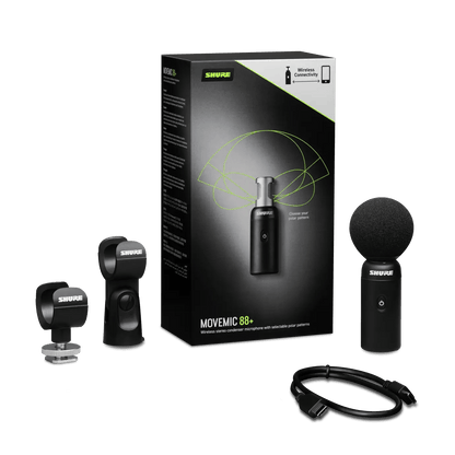 Shure MV88+W-Z7 MoveMic 88+ Wireless Video Microphone