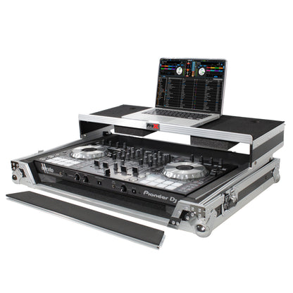 ProX Universal DJ Controller Case Flight Road Case With Laptop Shelf | Large