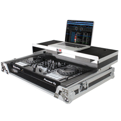 ProX Universal DJ Controller Case Flight Road Case With Laptop Shelf | Large