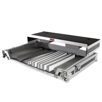 ProX Universal DJ Controller Case Flight Road Case With Laptop Shelf | Large