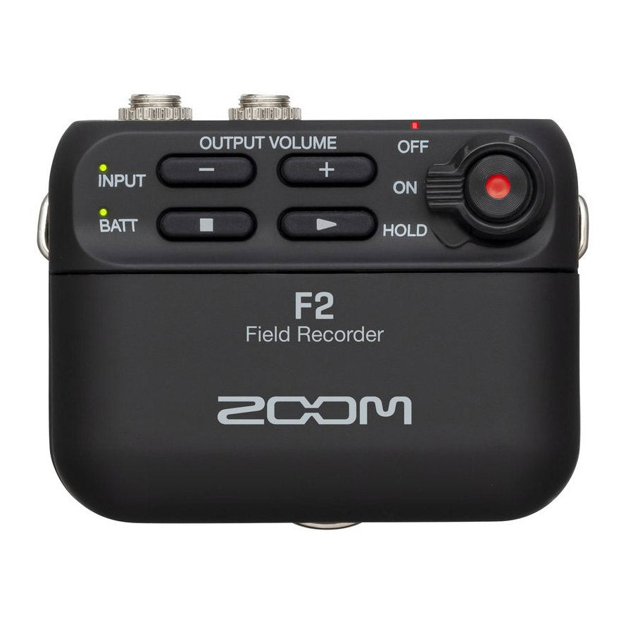 Zoom F2 Field Recorder with Lavalier Mic