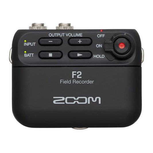 Zoom F2 Field Recorder with Lavalier Mic