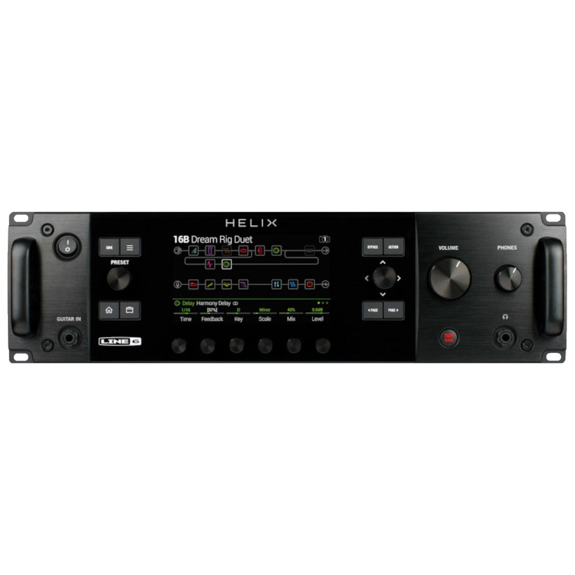 Line 6 Helix Rack Tour Grade Rack Guitar Processor front