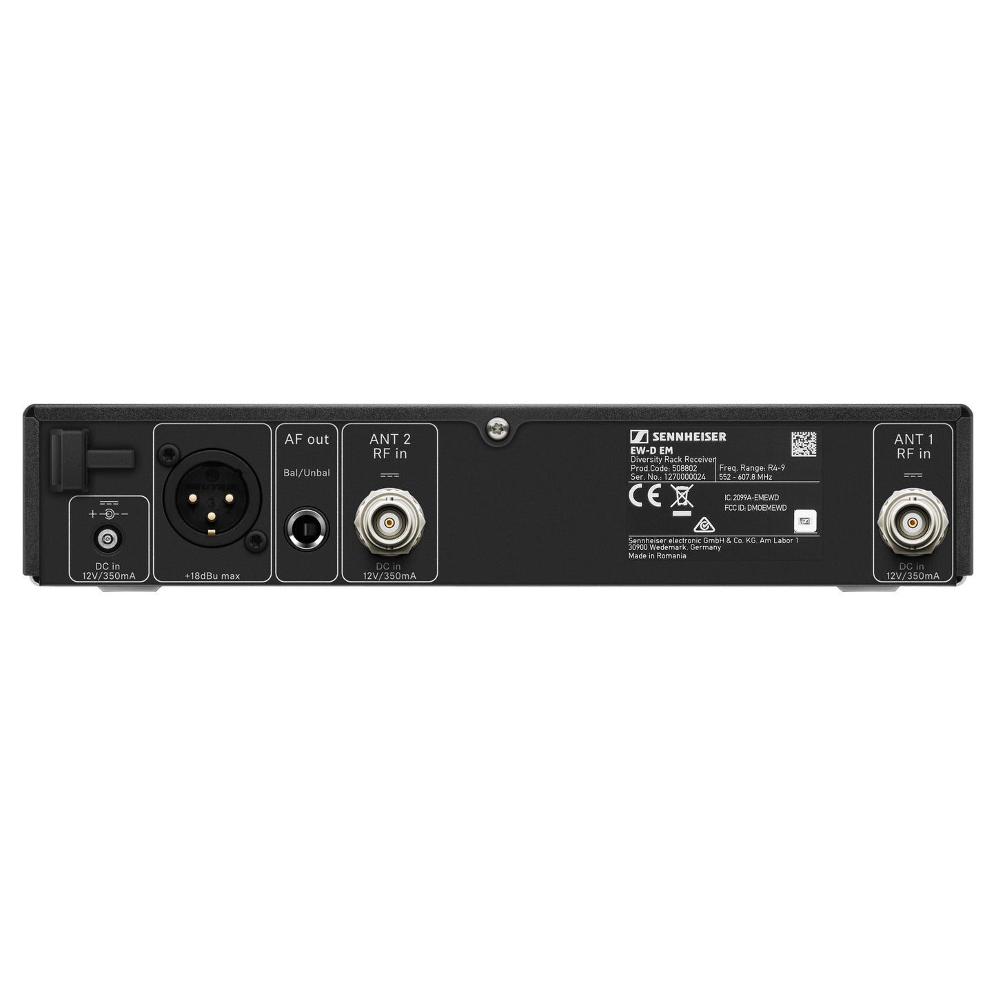 Sennheiser EW-D 835-S SET Digital Wireless receiver back