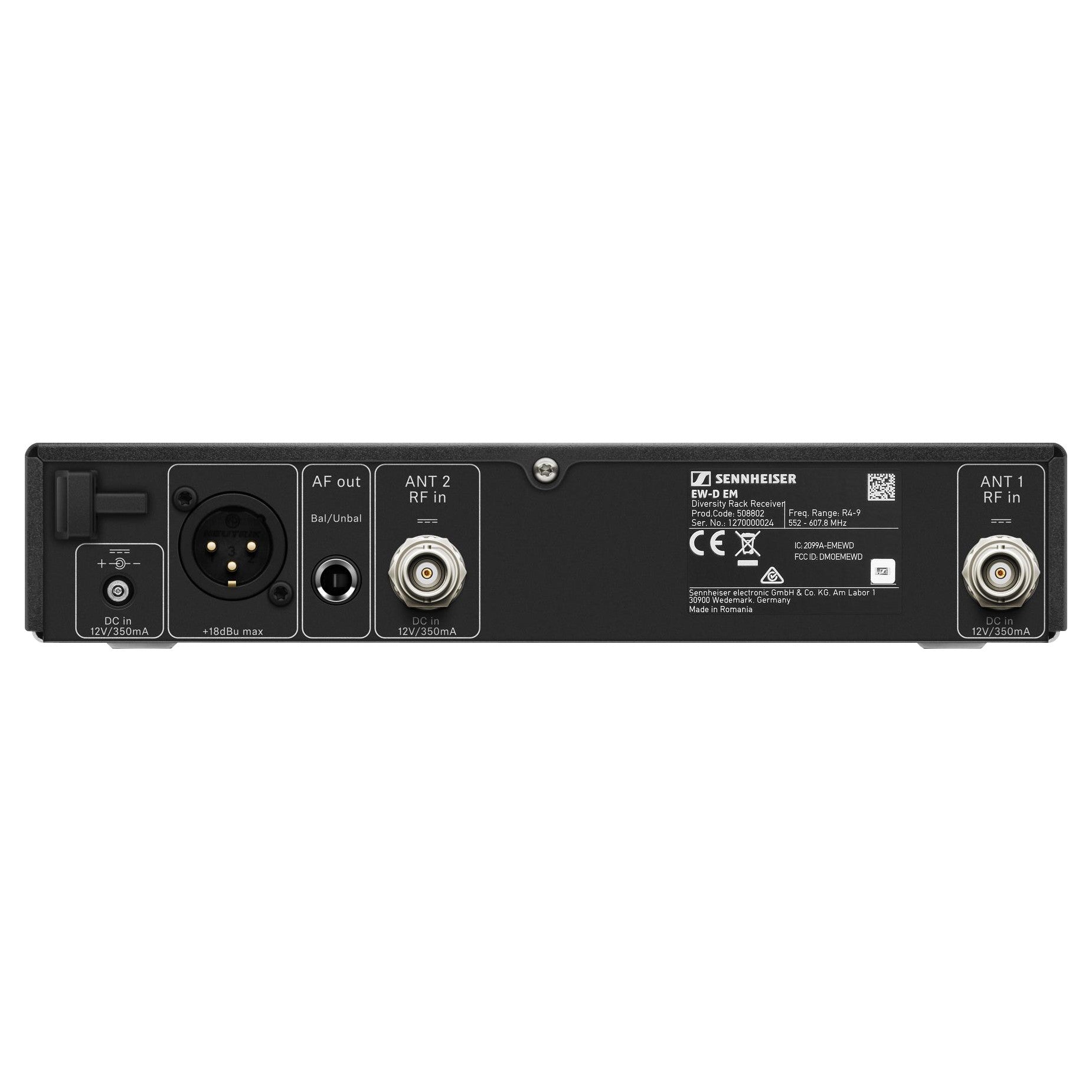 Sennheiser EW-D 835-S SET Digital Wireless receiver back