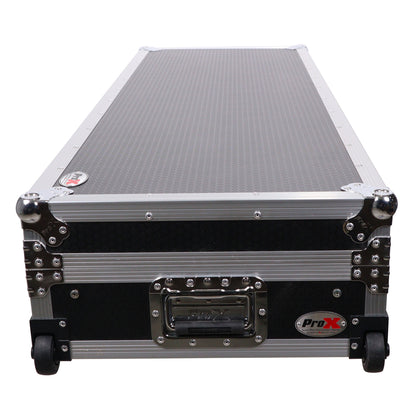 ProX XS-TMC1012WLTFSTND DJ Coffin Flight Case for Turntables and Mixer