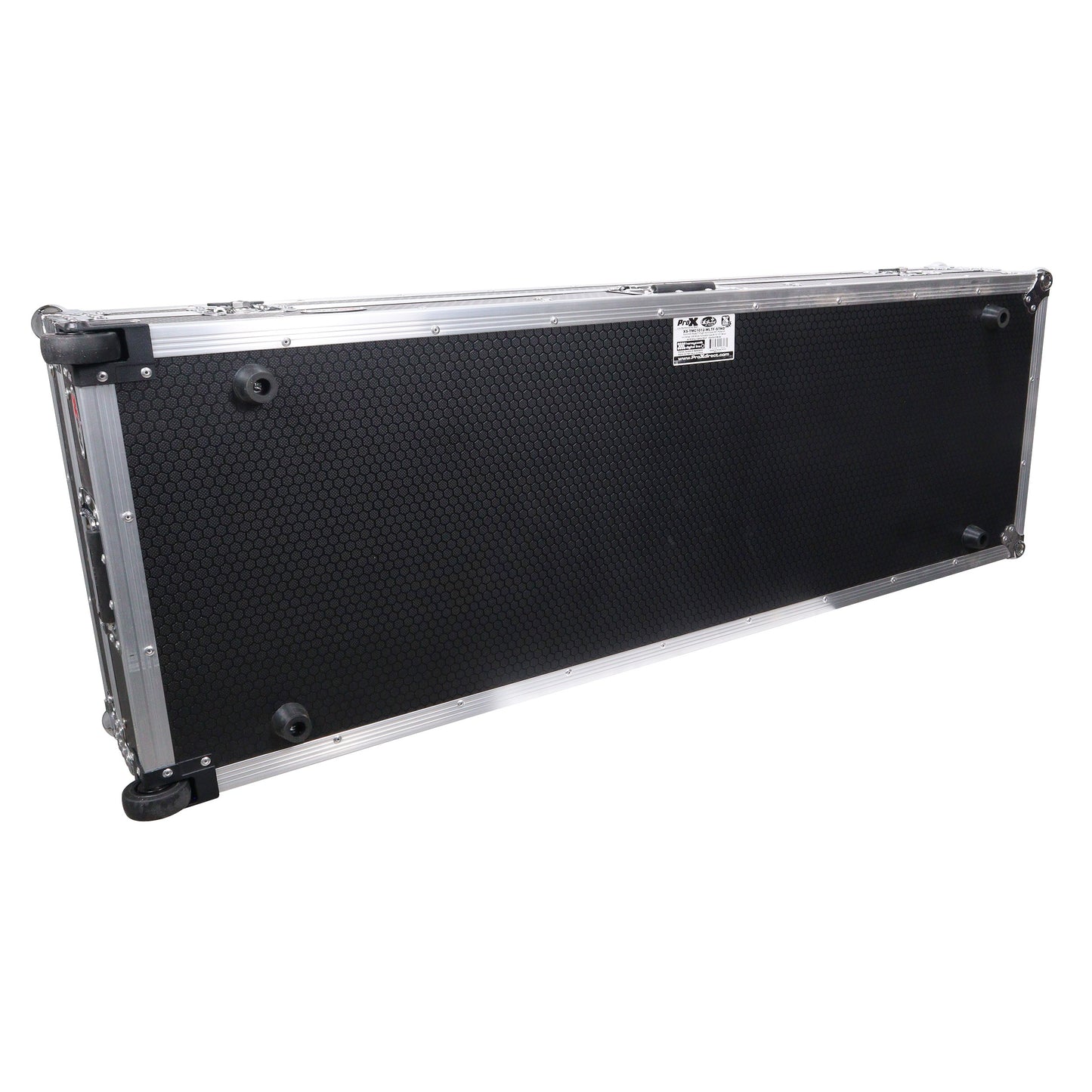 ProX XS-TMC1012WLTFSTND DJ Coffin Flight Case for Turntables and Mixer