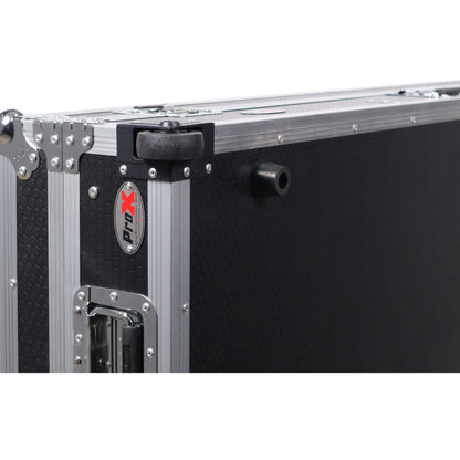 ProX XS-TMC1012WLTFSTND DJ Coffin Flight Case for Turntables and Mixer
