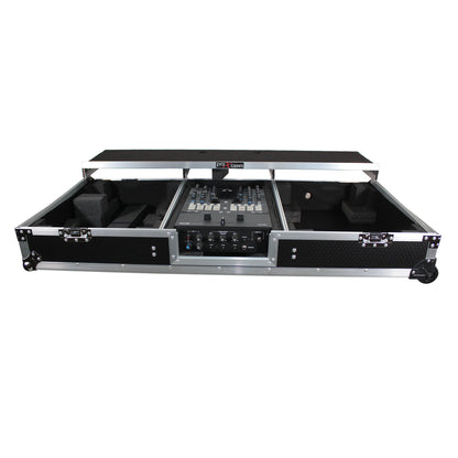 ProX XS-TMC1012WLTFBTL Flight Coffin Case For Rane 72 and 2 Turntables