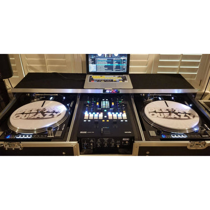 ProX XS-TMC1012WLTFBTL Flight Coffin Case For Rane 72 and 2 Turntables
