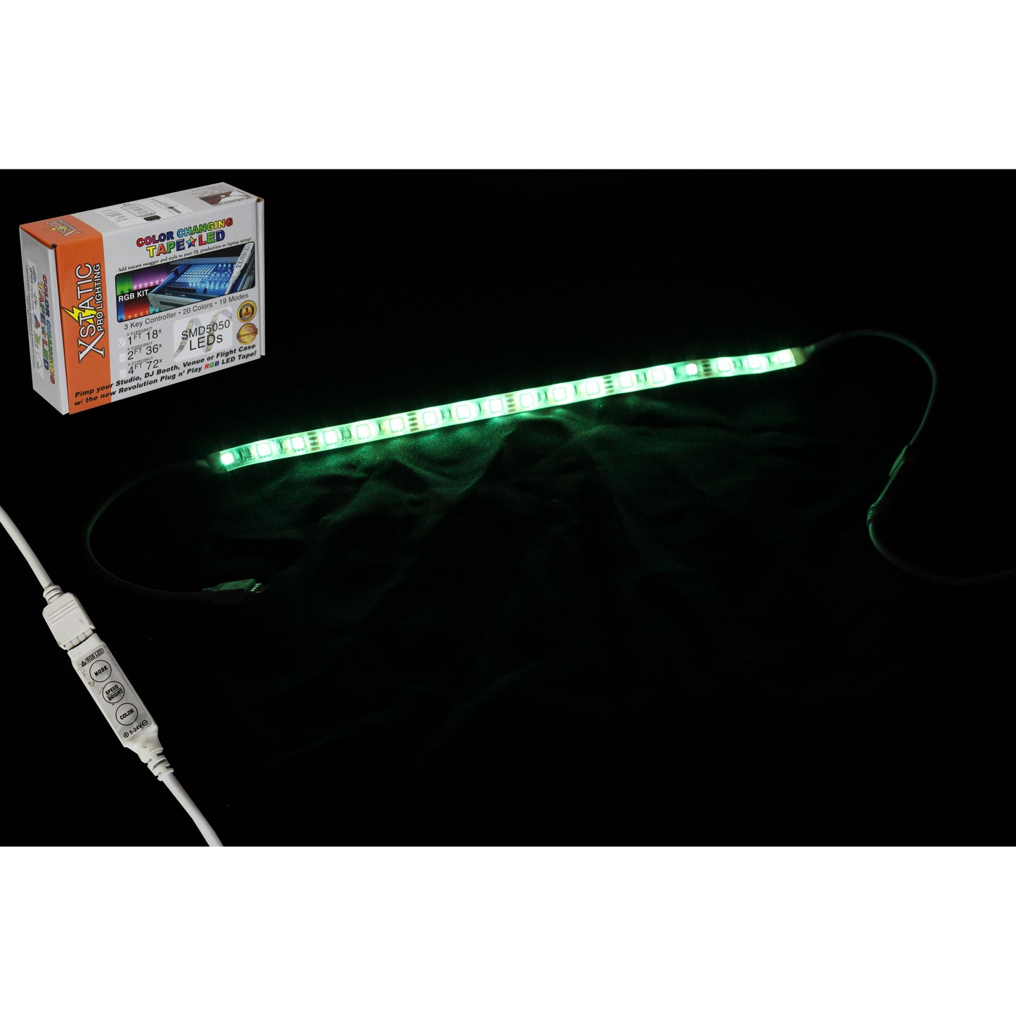 ProX X-S18RGBKIT Xstatic RGB LED Strip Kit With Remote