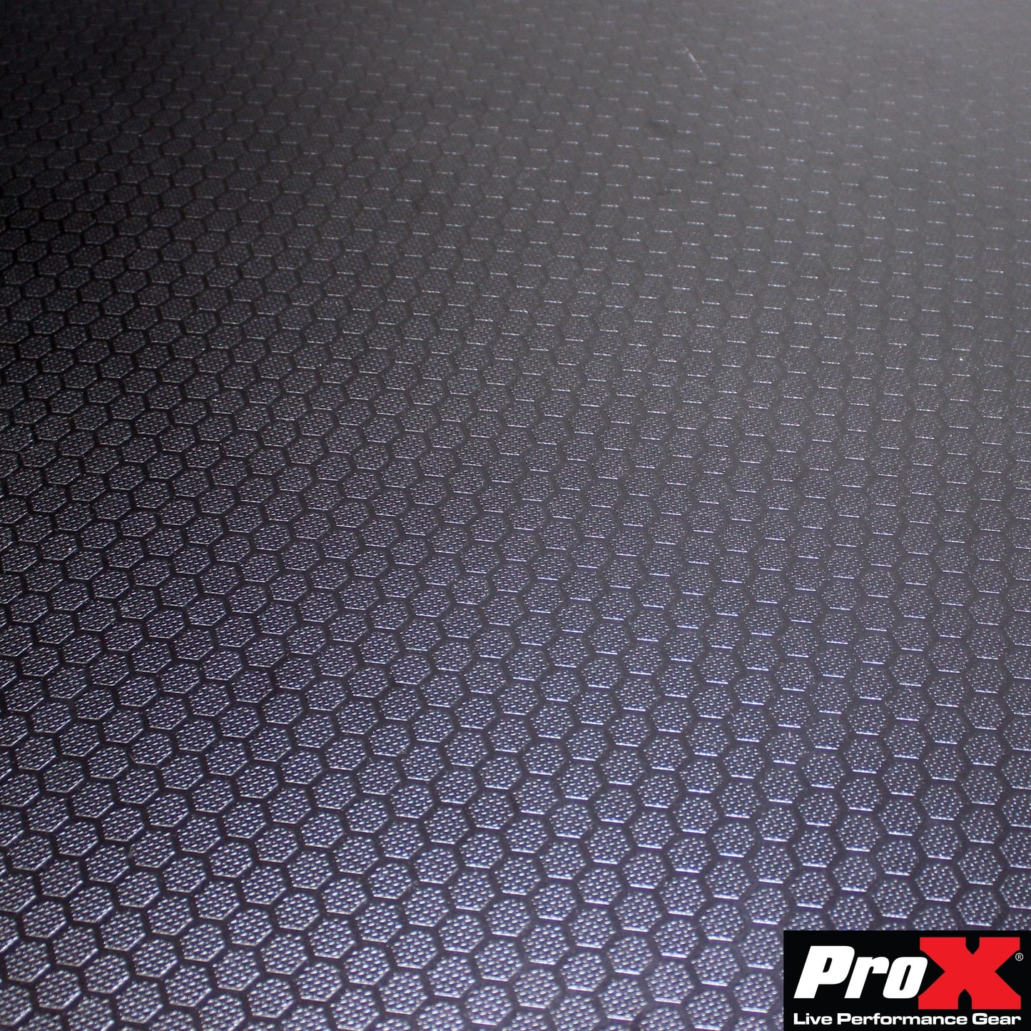 ProX ATA Flight Case for 12" DJ Mixers Honeycomb Road Case | Black | With Laptop Shelf