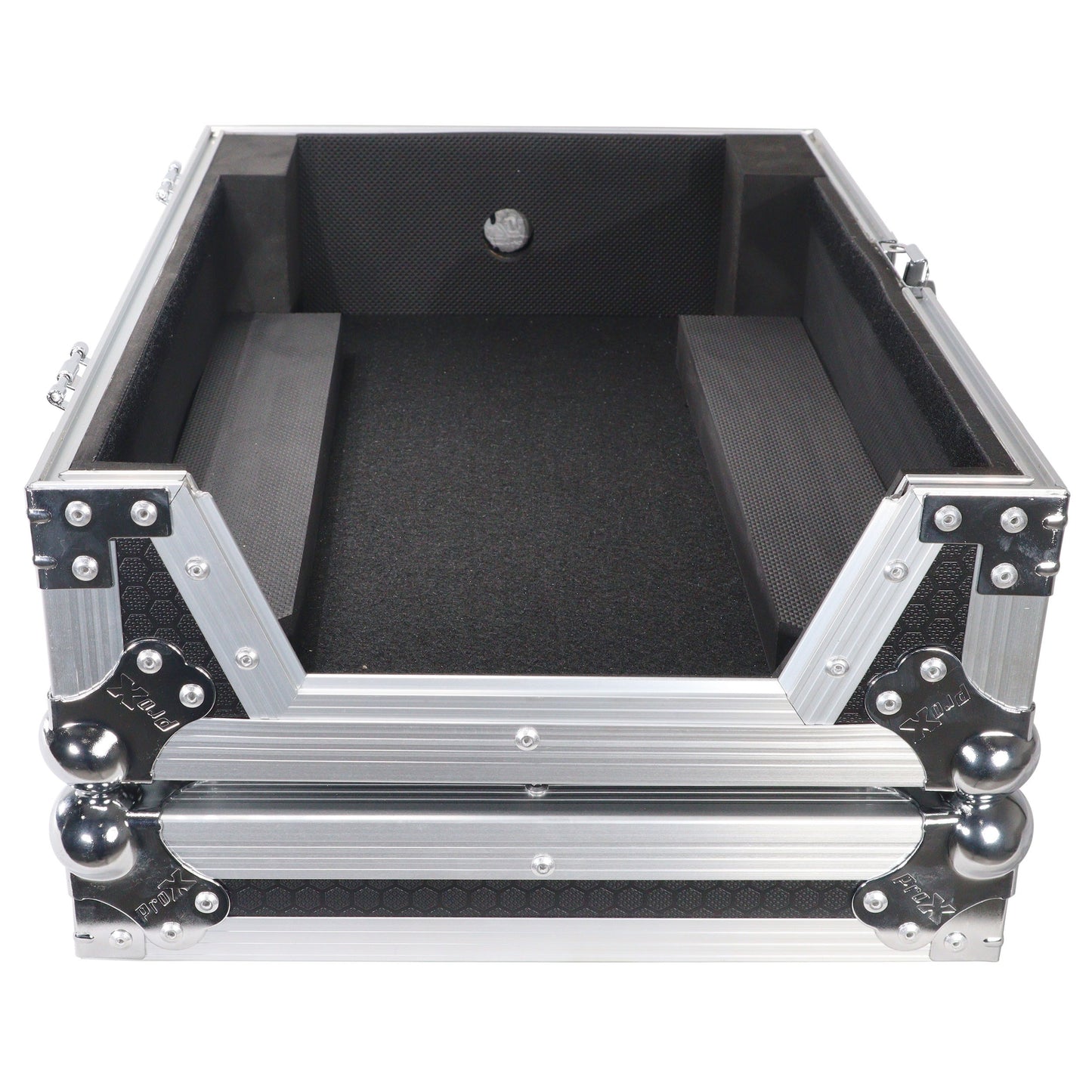 10102_ProX-ATA-Flight-Case-for-12_-DJ-Mixers-Honeycomb-Road-Case-_-Silver_Black-_-Without-Laptop-Shelf_ALT05sqr