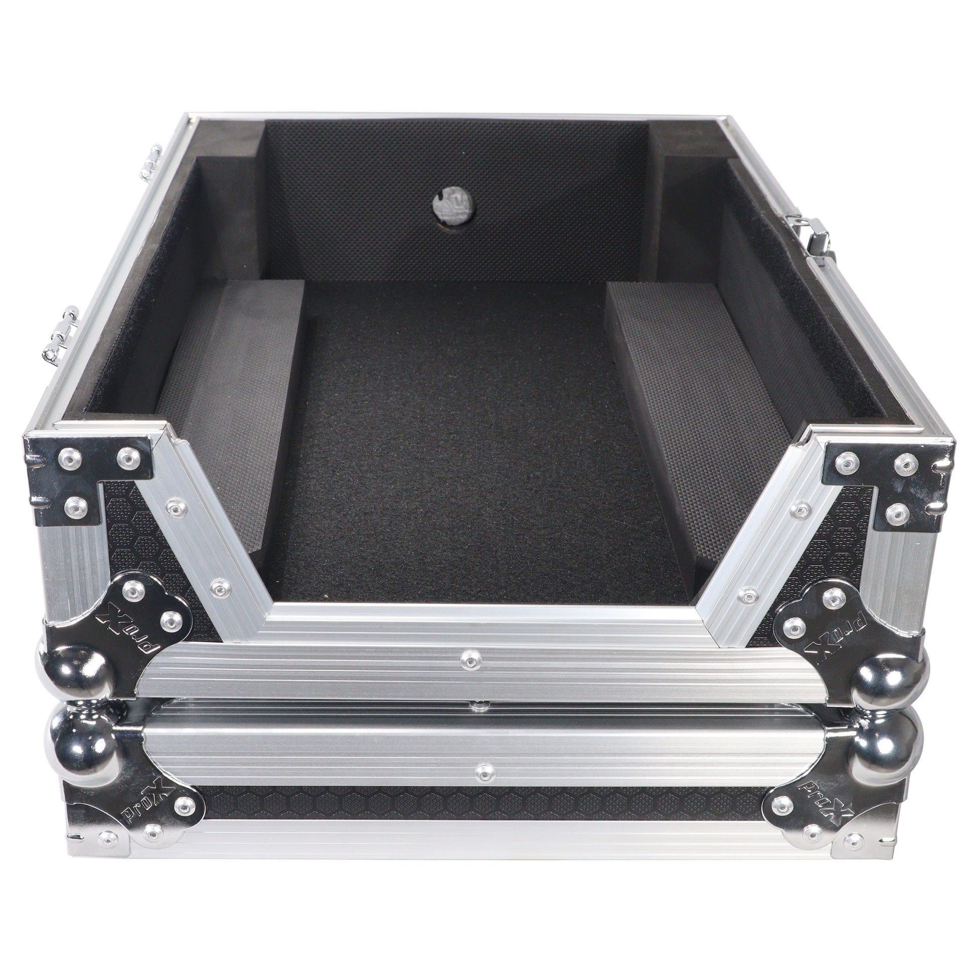 10102_ProX-ATA-Flight-Case-for-12_-DJ-Mixers-Honeycomb-Road-Case-_-Silver_Black-_-Without-Laptop-Shelf_ALT05sqr