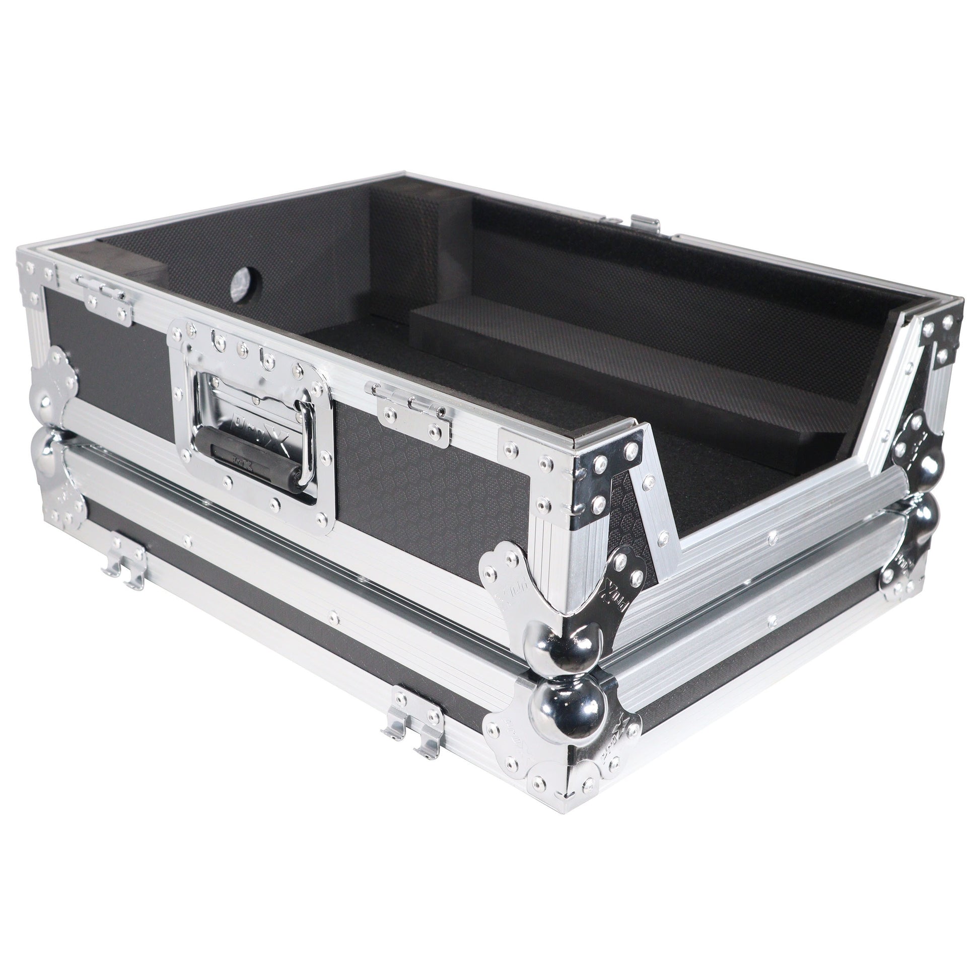 10102_ProX-ATA-Flight-Case-for-12_-DJ-Mixers-Honeycomb-Road-Case-_-Silver_Black-_-Without-Laptop-Shelf_ALT06sqr