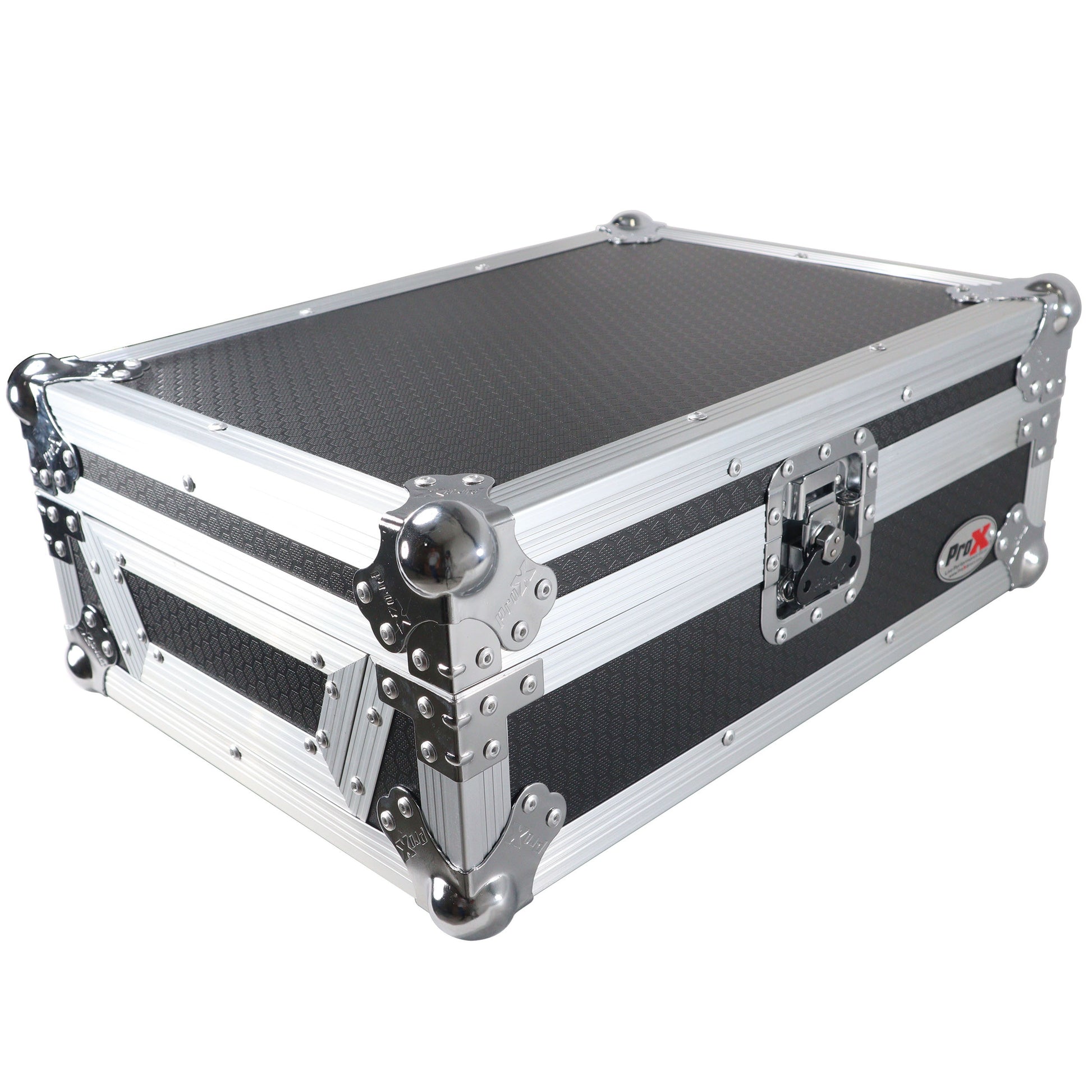 10102_ProX-ATA-Flight-Case-for-12_-DJ-Mixers-Honeycomb-Road-Case-_-Silver_Black-_-Without-Laptop-Shelf_ALT11sqr