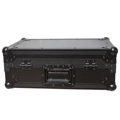 ProX ATA Flight Case for 12" DJ Mixers Honeycomb Road Case | Black | Without Laptop Shelf