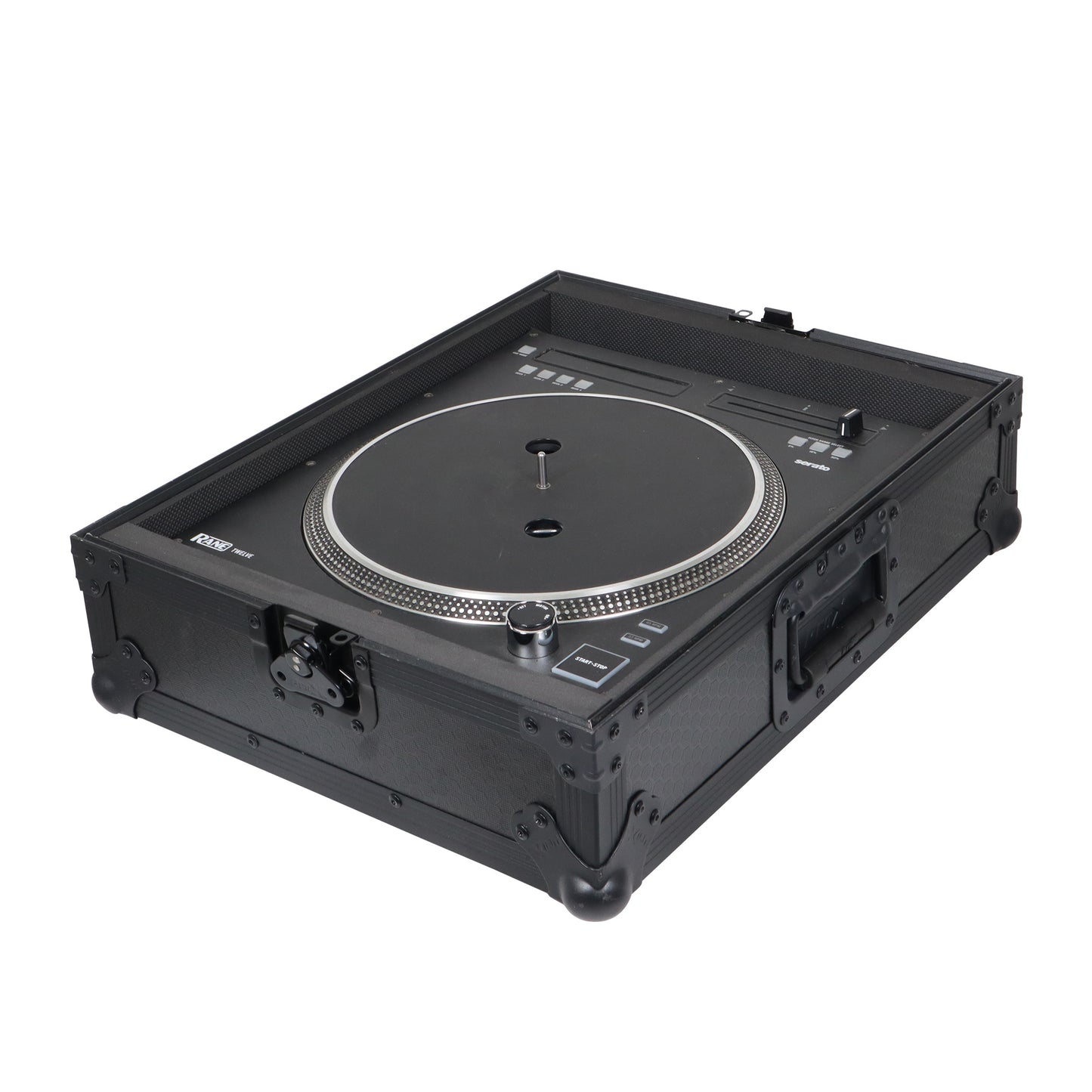 ProX Flight Case for Turntable - Universal W-Foam Kit | Black on Black
